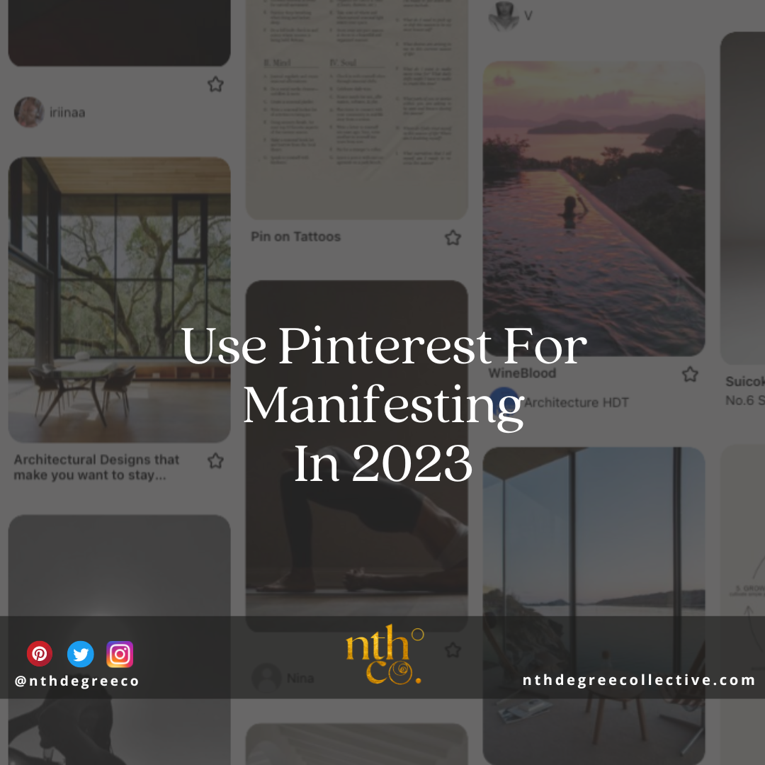 pinterest for manifesting, how to manifest, vision board 2023